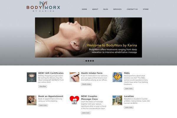 Bizco theme site design template sample