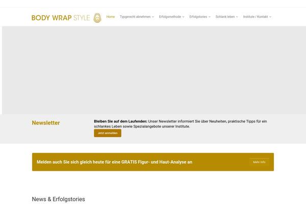 Strata theme site design template sample