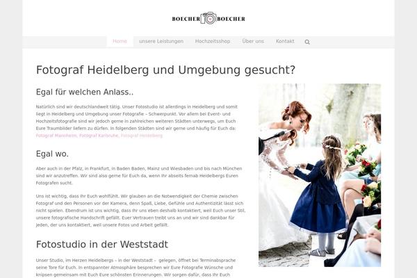 Impreza theme site design template sample