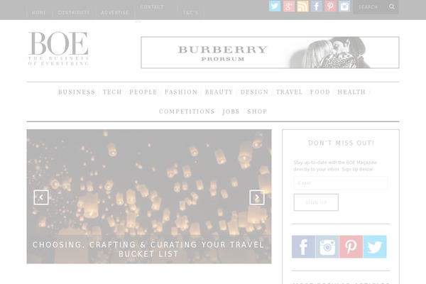 Simplemag theme site design template sample