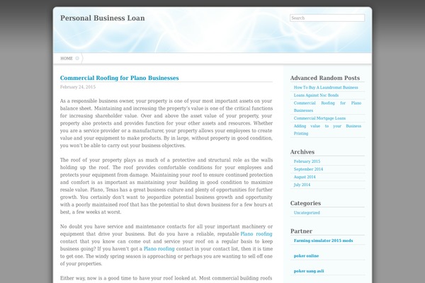 Shrink theme site design template sample
