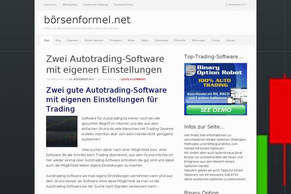 Focus theme site design template sample