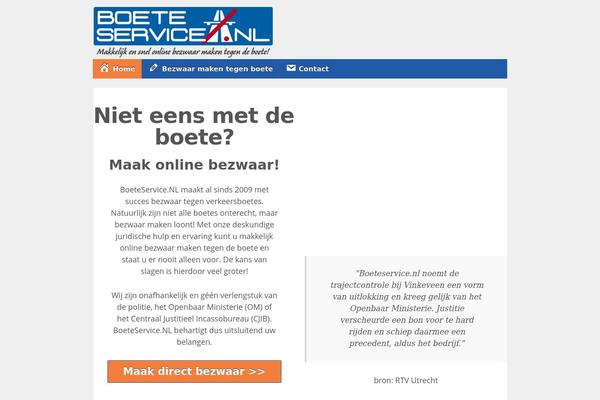 Vantage theme site design template sample