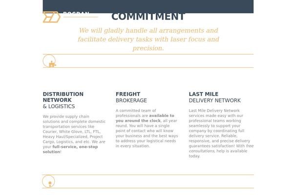 Global Logistics theme site design template sample