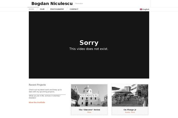 Kinetika theme site design template sample