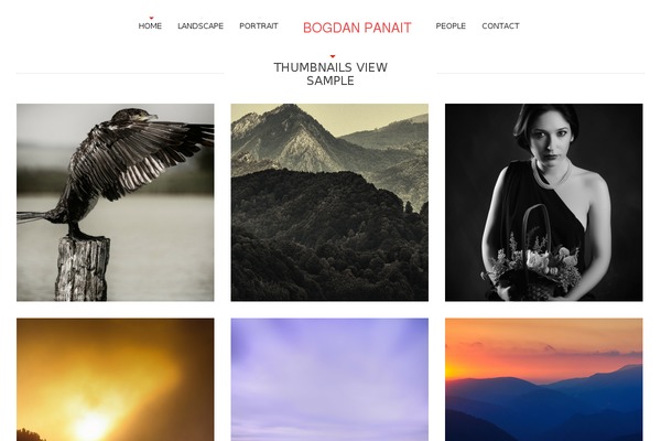 Tripod theme site design template sample