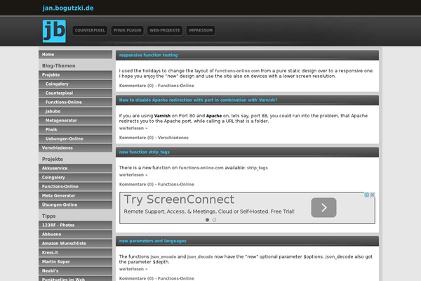 Jb theme site design template sample