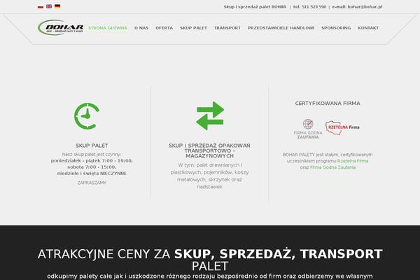 Clean Start theme site design template sample