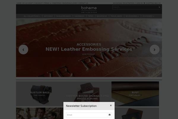 Opulence theme site design template sample