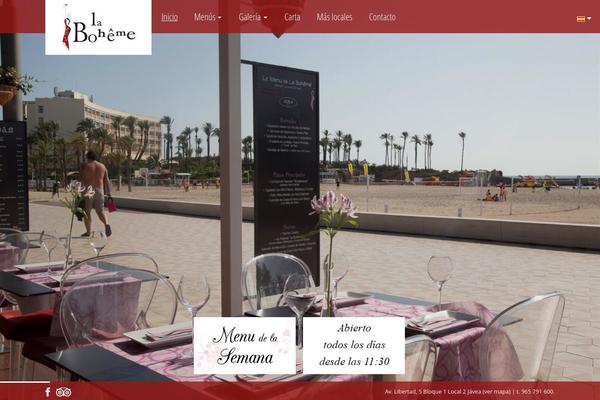 Lensa theme site design template sample