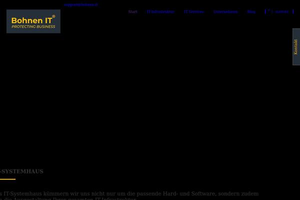 Site using WP Contact Slider plugin