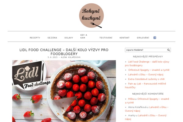 Foodie theme site design template sample