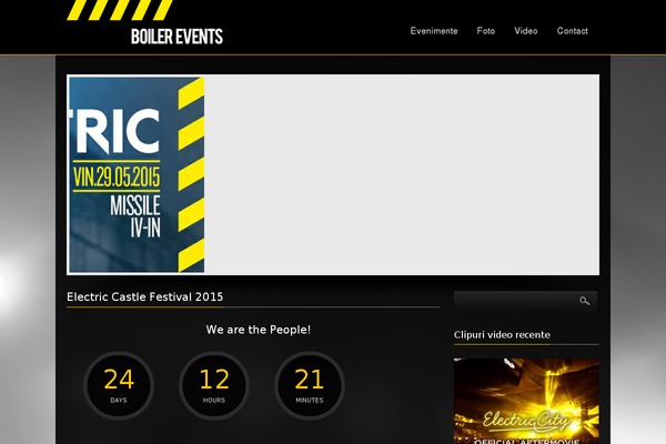 Vibration theme site design template sample