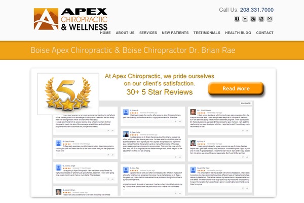Site using jQuery Colorbox plugin