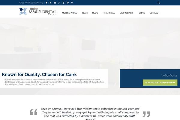 boise theme websites examples