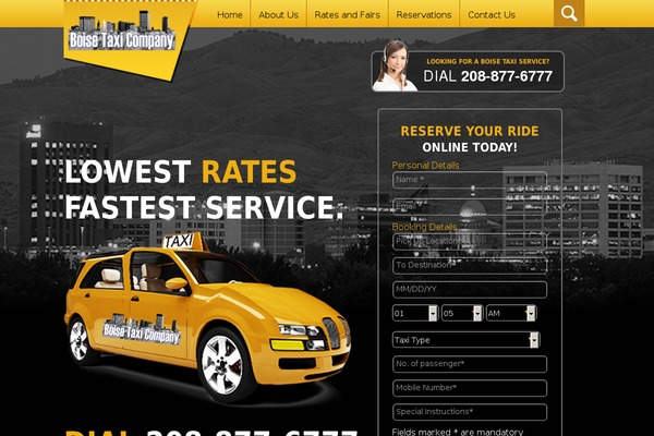 boisetaxicompany.com site used Boisetaxi