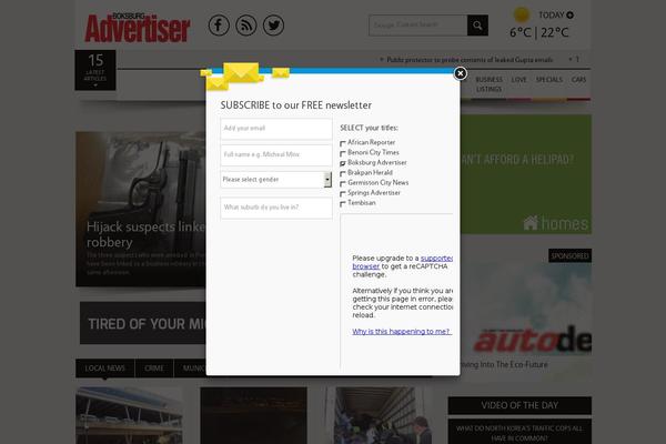 Site using Dp-newsletter-settings plugin