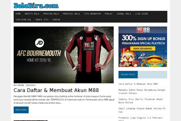 MH Newsdesk lite theme site design template sample