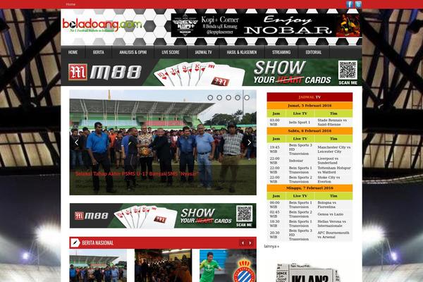 bola theme websites examples