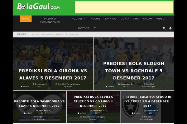 Valenti theme site design template sample