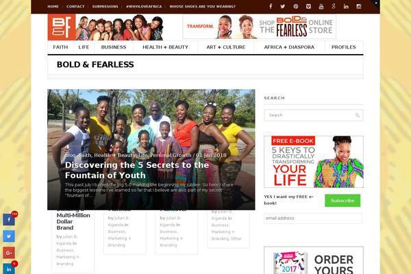 Site using Cresta Social Share Counter plugin