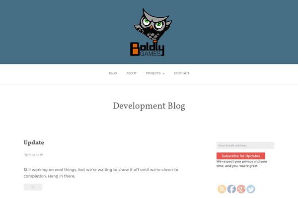 Gateway theme site design template sample