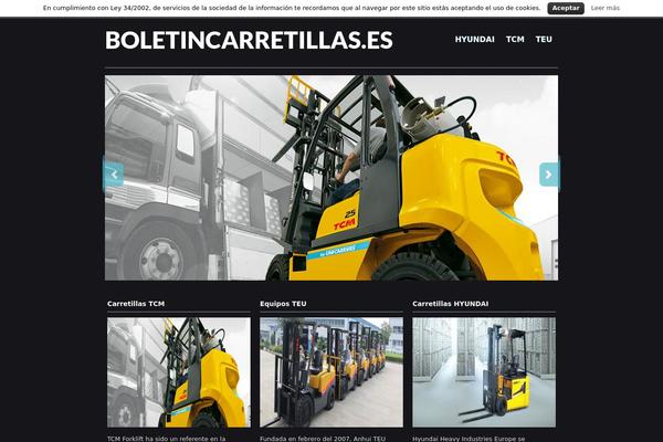Photoria theme site design template sample