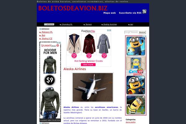 ColdBlue theme site design template sample