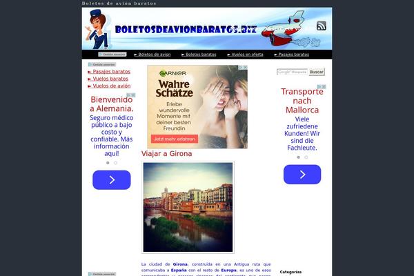 ColdBlue theme site design template sample