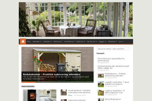Tesseract theme site design template sample