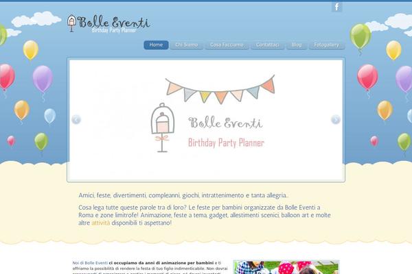 Happy Kids theme site design template sample