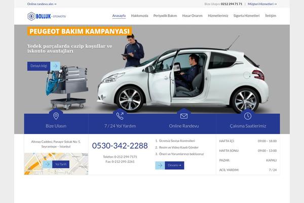Auto Repair theme site design template sample