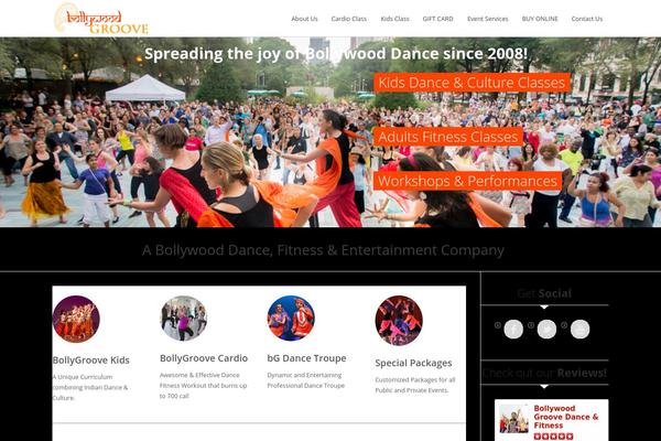 GetFit theme site design template sample