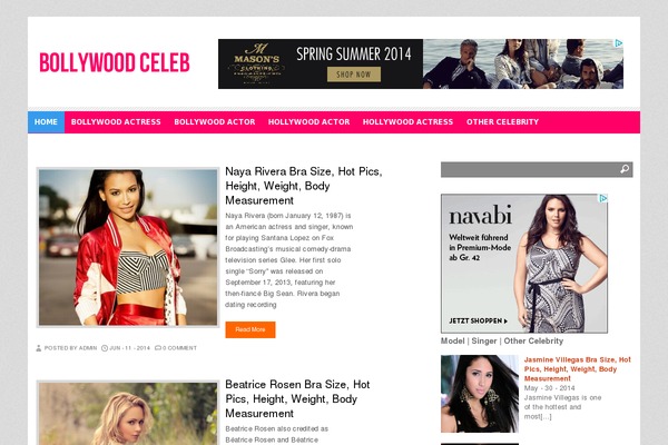 Reporter theme site design template sample