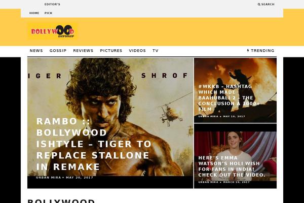 bollywoodgupshup.net site used Bollywood