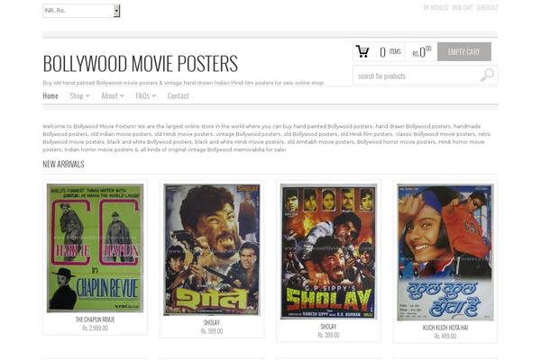 bollywoodmovieposters.com site used Shoptimizer