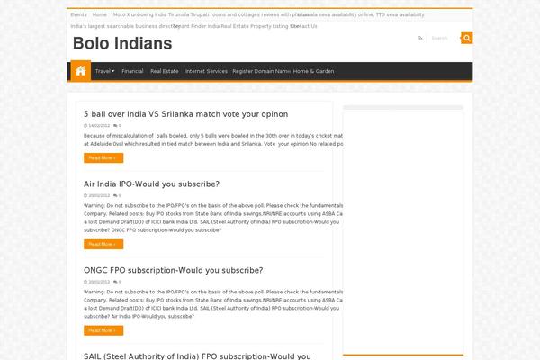 Sahifa1 theme site design template sample