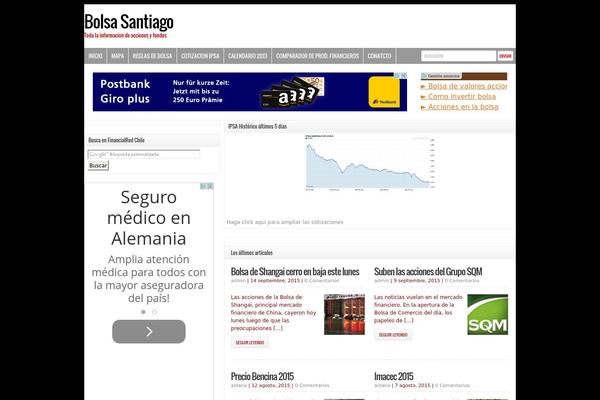 Financialred theme site design template sample