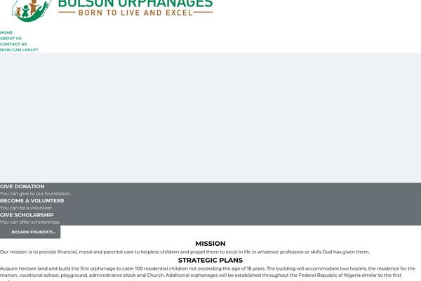 Helpinghands theme site design template sample