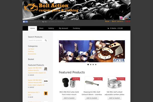 Wootique theme site design template sample
