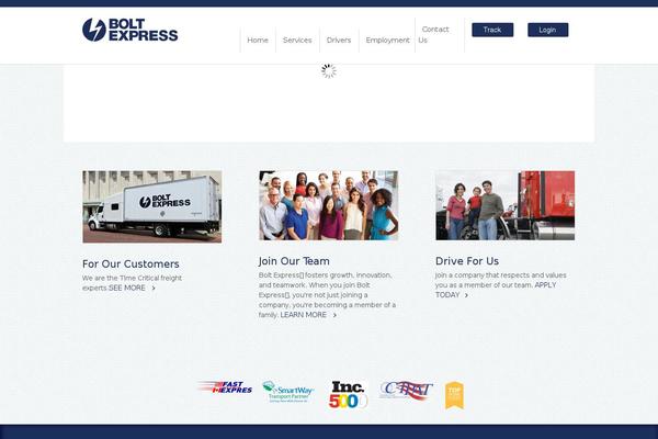 Bolt theme site design template sample