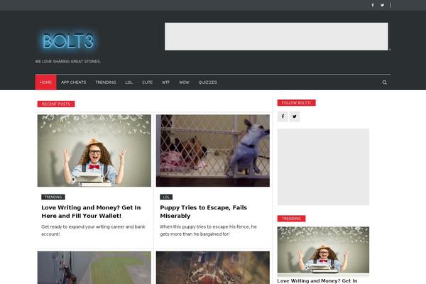 Ziggy theme site design template sample