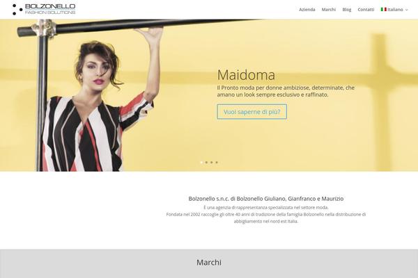 Divi theme site design template sample