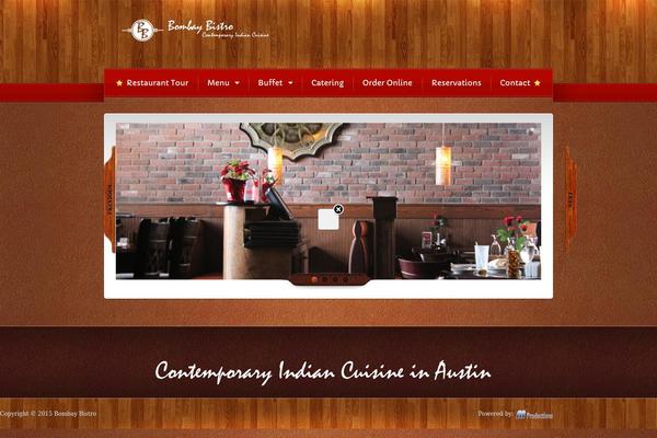 Bordeaux theme site design template sample
