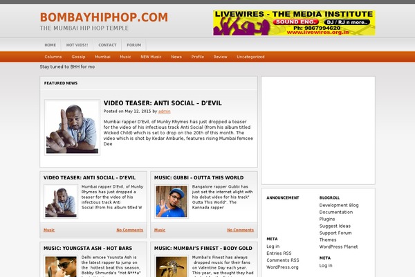 Site using Announcement-and-vertical-scroll-news plugin