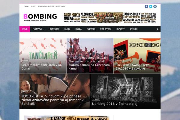 MaxBlog theme site design template sample