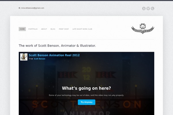 Equilibrium theme site design template sample
