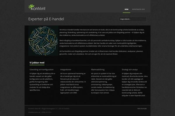 Tune theme site design template sample