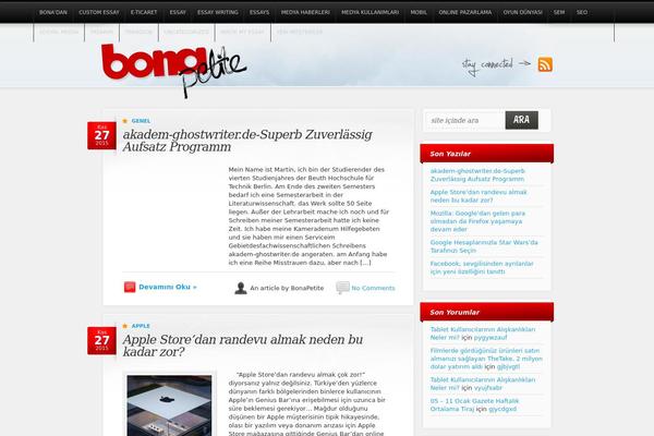 bona-petite.com site used Petite