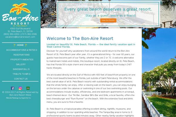 bonaireresort.com site used Dei-bonaire